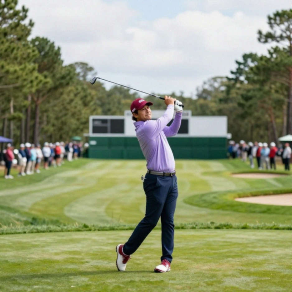 Áo golf mùa lạnh và dòng tiền chảy sau lưng cú swing